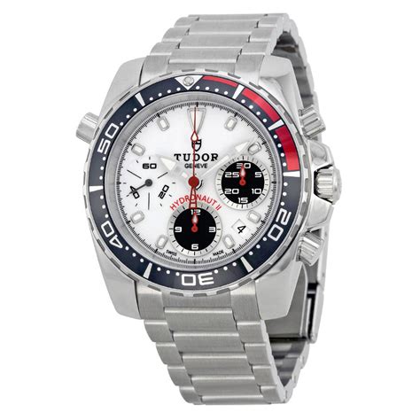 tudor chronograph white dial|tudor watches on sale.